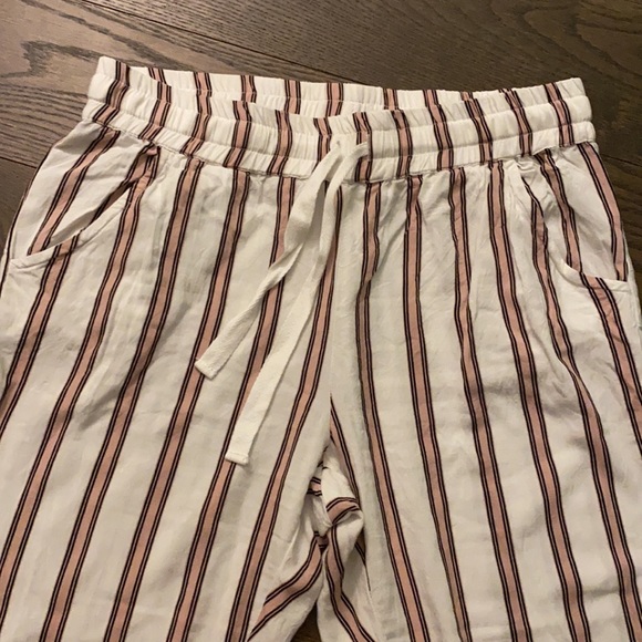 Topshop | Striped Drawstring Waist Casual Pants and Top - Picture 6 of 16